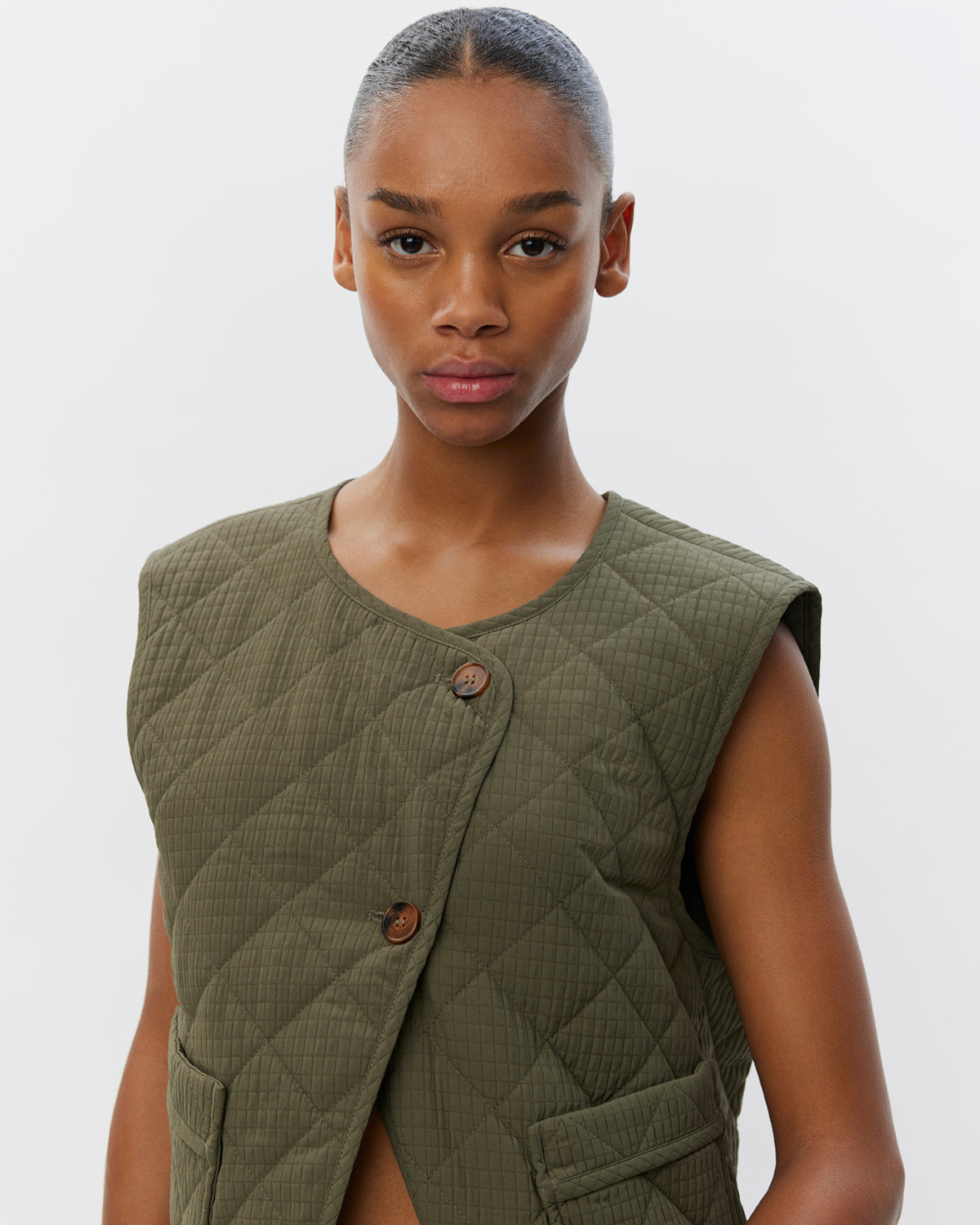 Sofie Schnoor WOMEN OLGASW VEST Vest 3020 Dark green