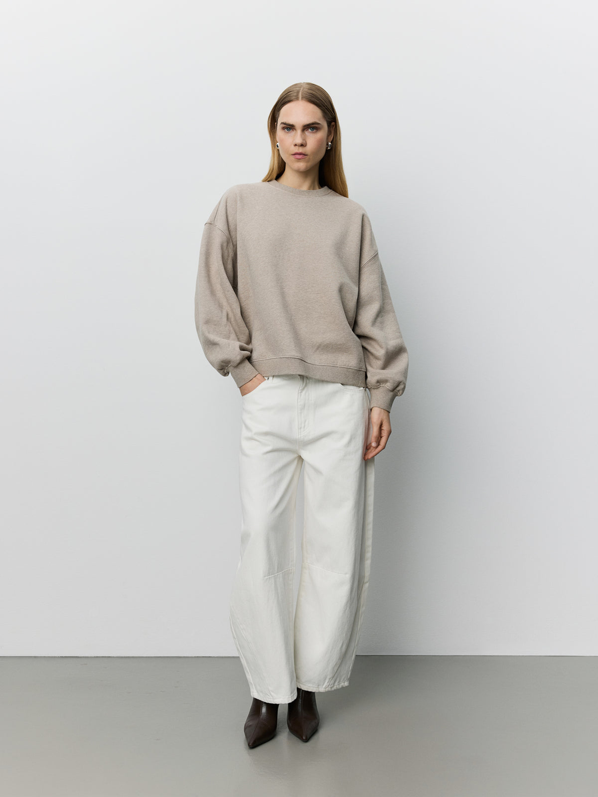 Sofie Schnoor WOMEN OTILASW SWEATSHIRT Sweatshirt 7055 Light brown