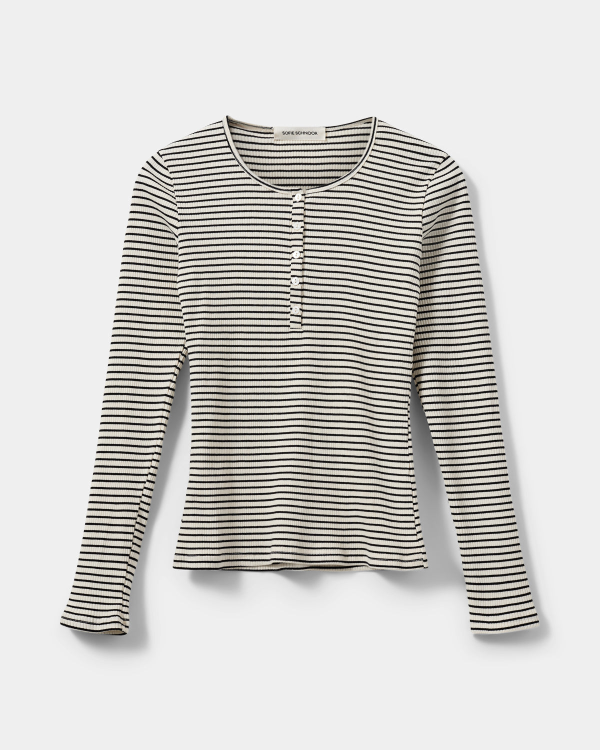 Sofie Schnoor WOMEN PAXSW T-SHIRT LANGÆRMET T-shirt lang ærmet 1017 Black striped