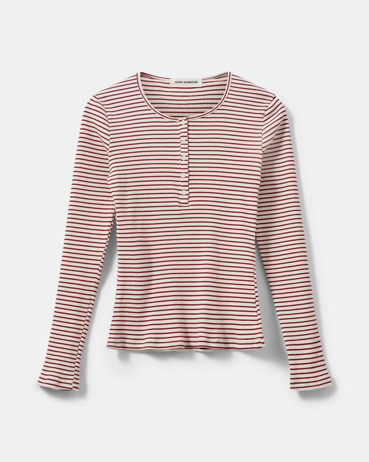 Sofie Schnoor WOMEN PAXSW T-SHIRT LANGÆRMET T-shirt lang ærmet 4139 Red Striped