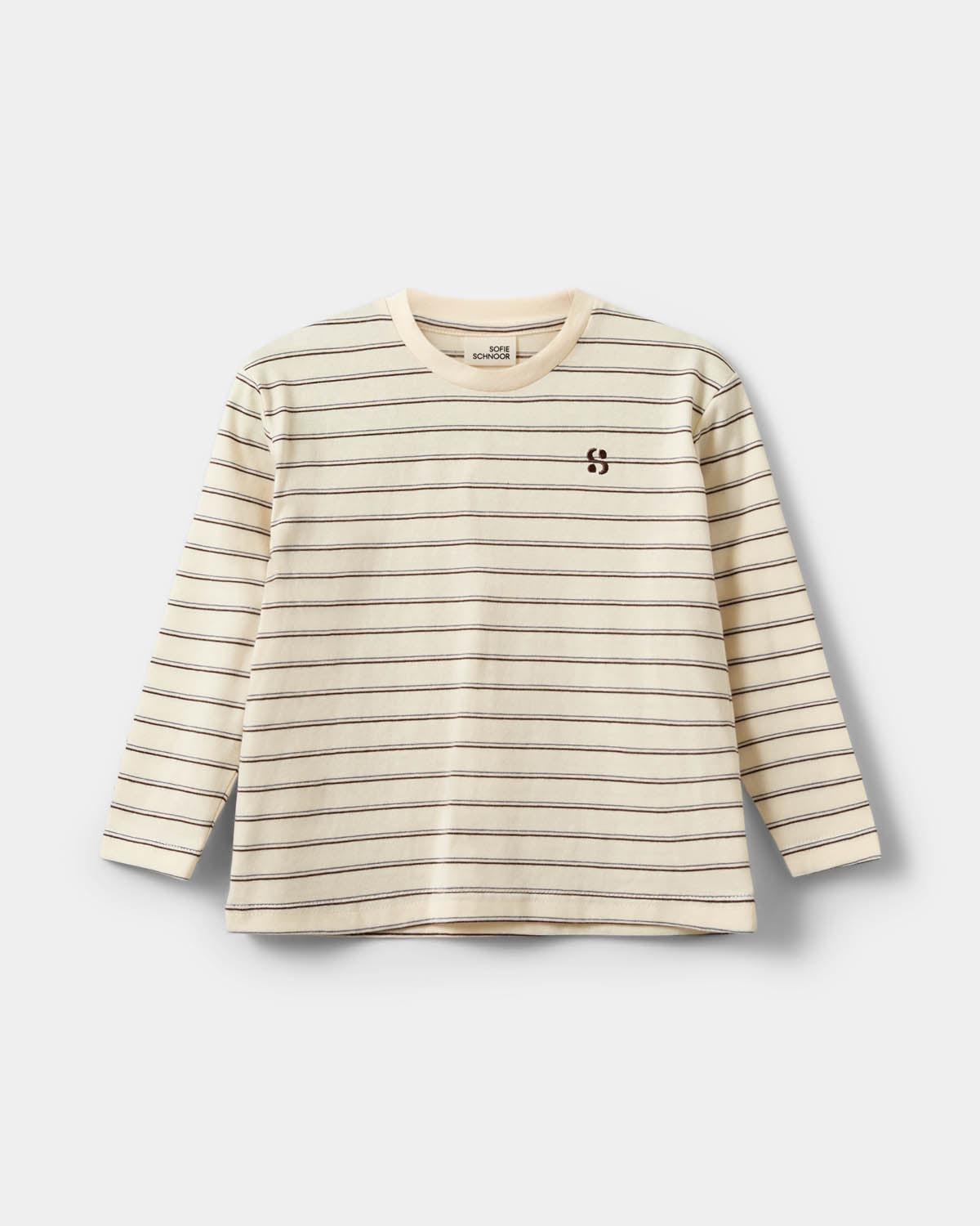 Sofie Schnoor KIDS PENILLAKB LANG ÆRMET T-SHIRT T-shirt lang ærmet 0140 Off White Striped
