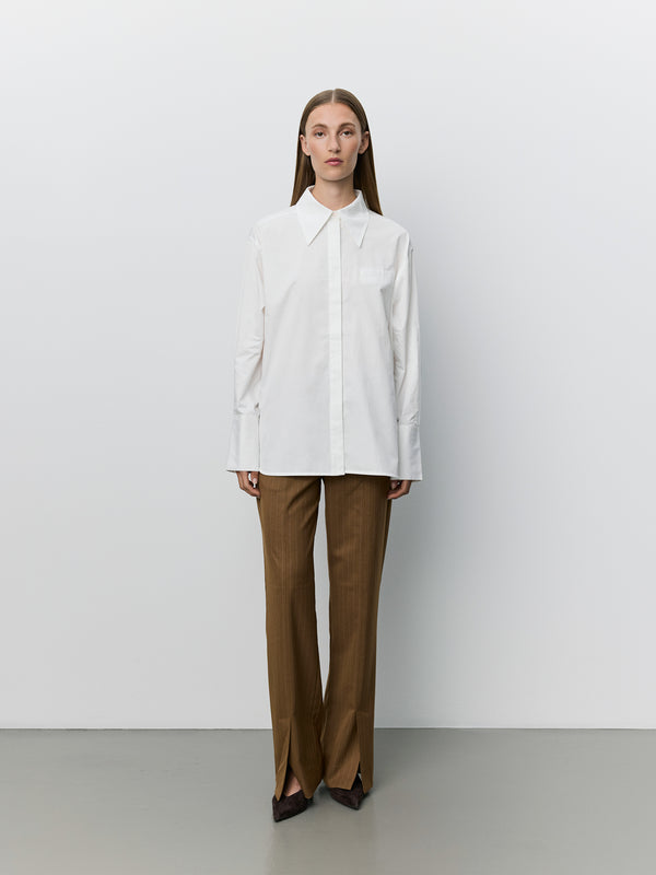 PERLASW POPLIN SKJORTE