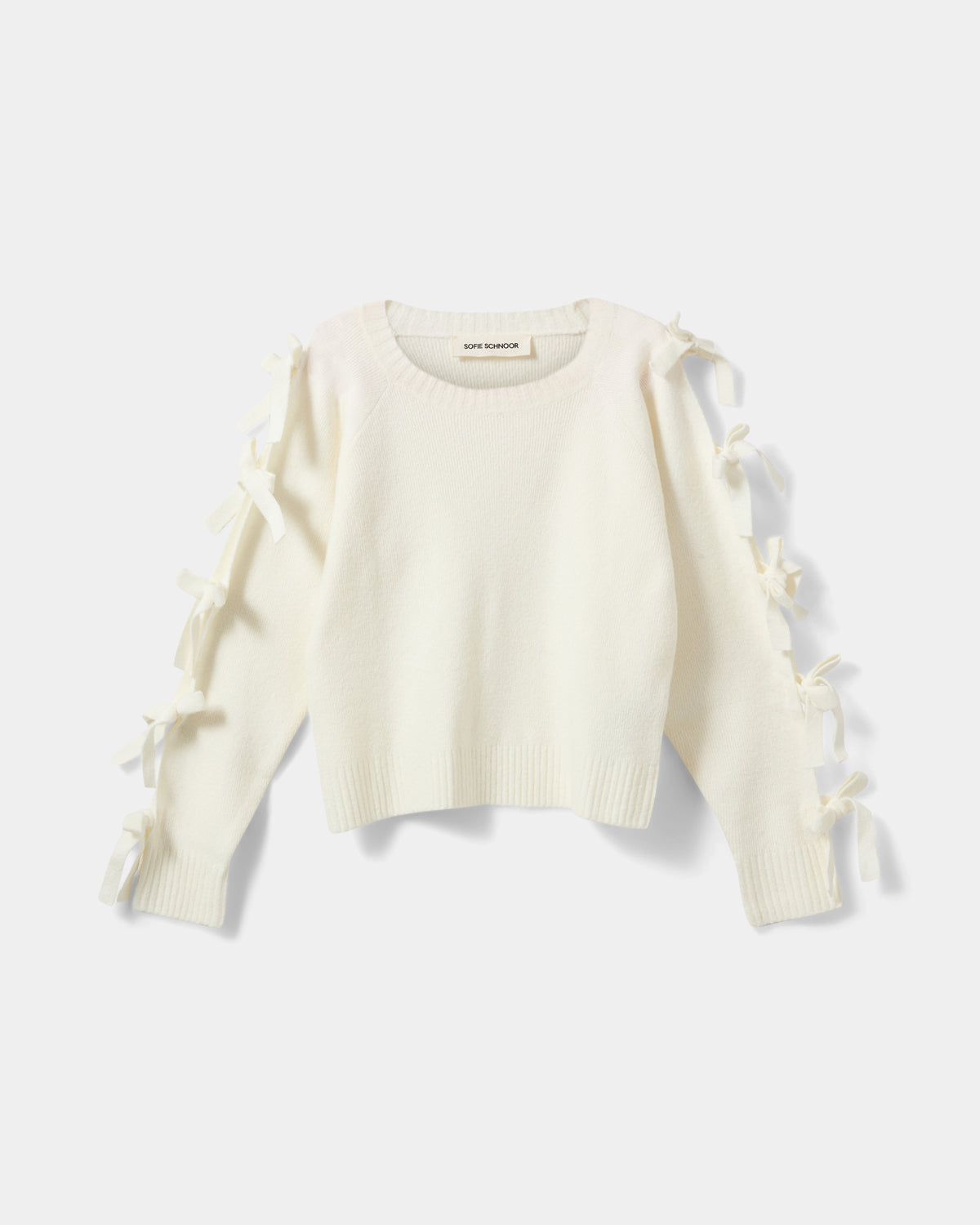 Sofie Schnoor YOUNG PERMELISY STRIK Pullover 0103 Off white