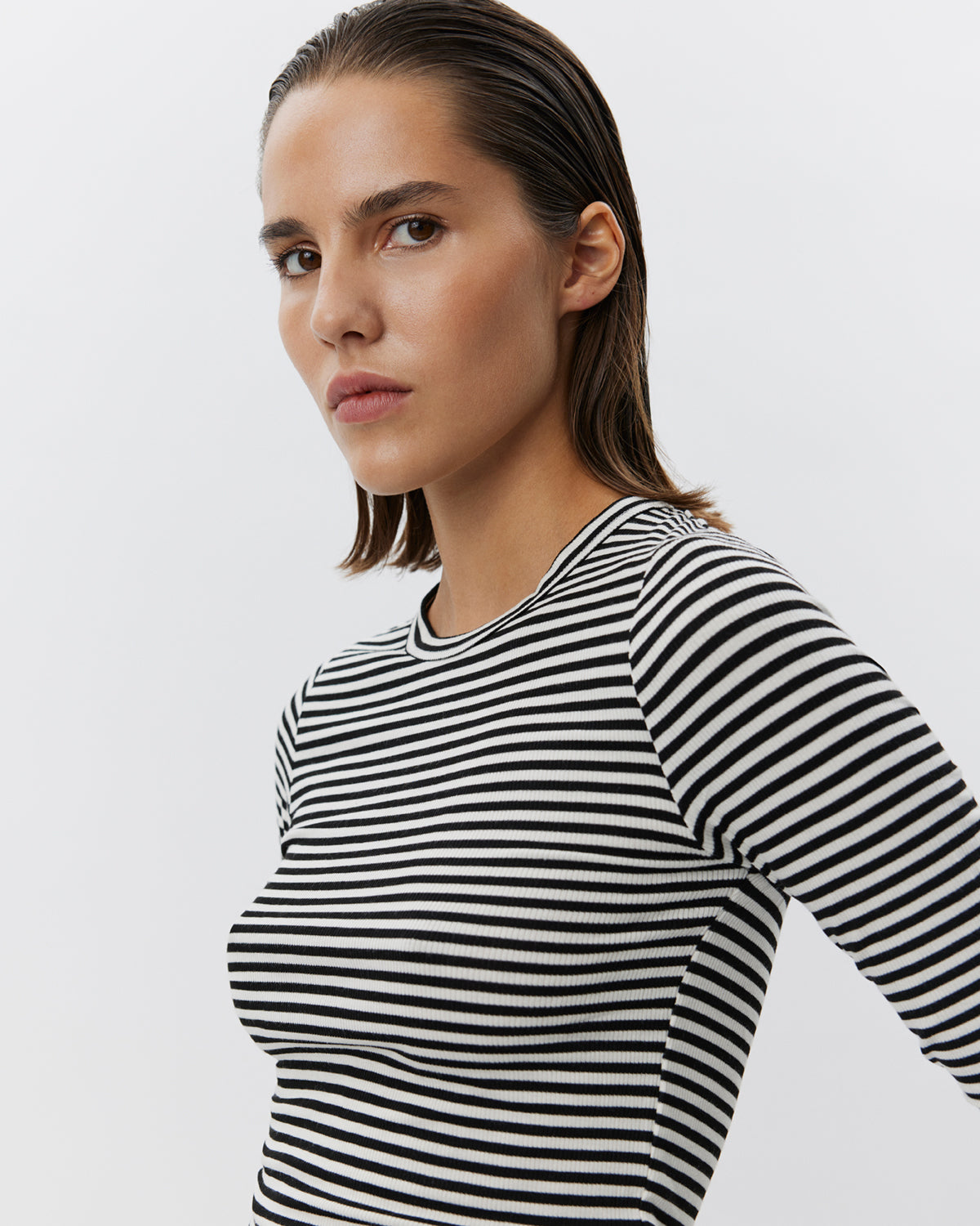 Sofie Schnoor WOMEN PETRICIASW STRIBE T-SHIRT LANGÆRMET T-shirt lang ærmet 1017 Black striped