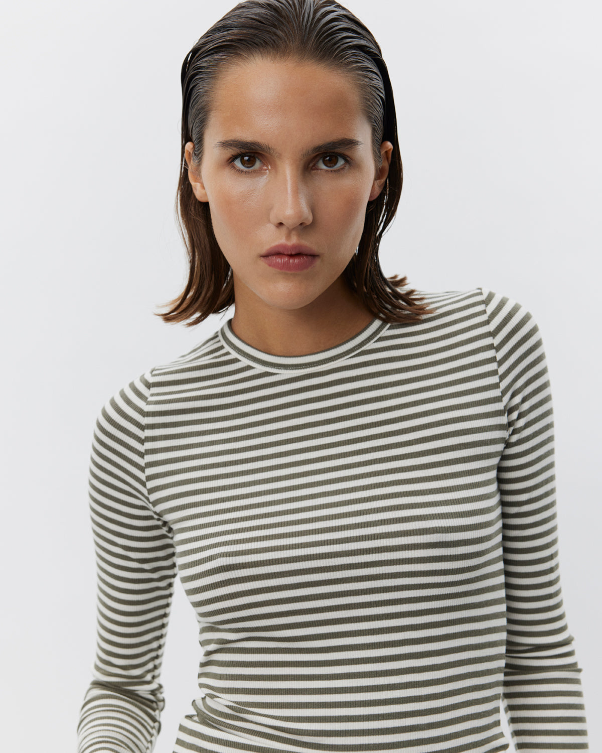 Sofie Schnoor WOMEN PETRICIASW STRIBE T-SHIRT LANGÆRMET T-shirt lang ærmet 3099 Army striped