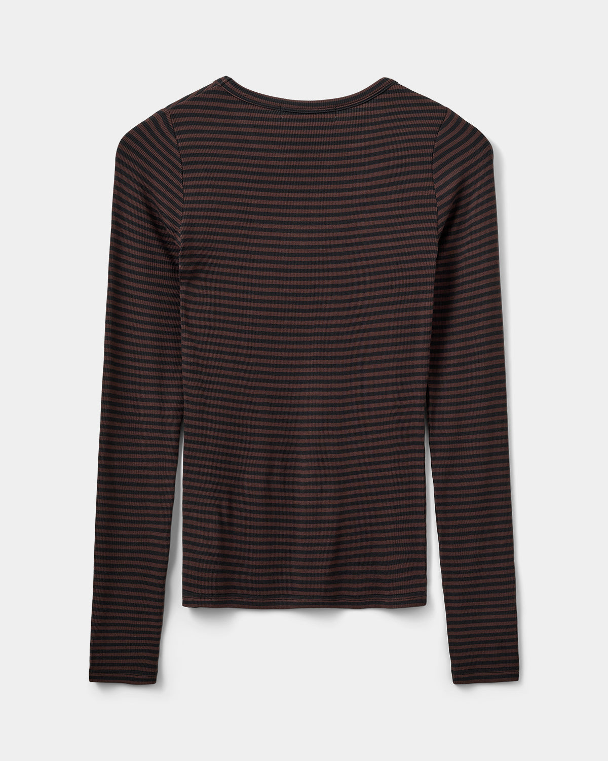 Sofie Schnoor WOMEN PETRICIASW STRIBE T-SHIRT LANGÆRMET T-shirt lang ærmet 7141 Dark Brown Black striped