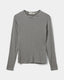PETRICIASW STRIBE T-SHIRT LANGÆRMET - Dark Grey Striped