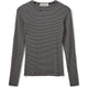 PETRICIASW STRIBE T-SHIRT LANGÆRMET - Black striped