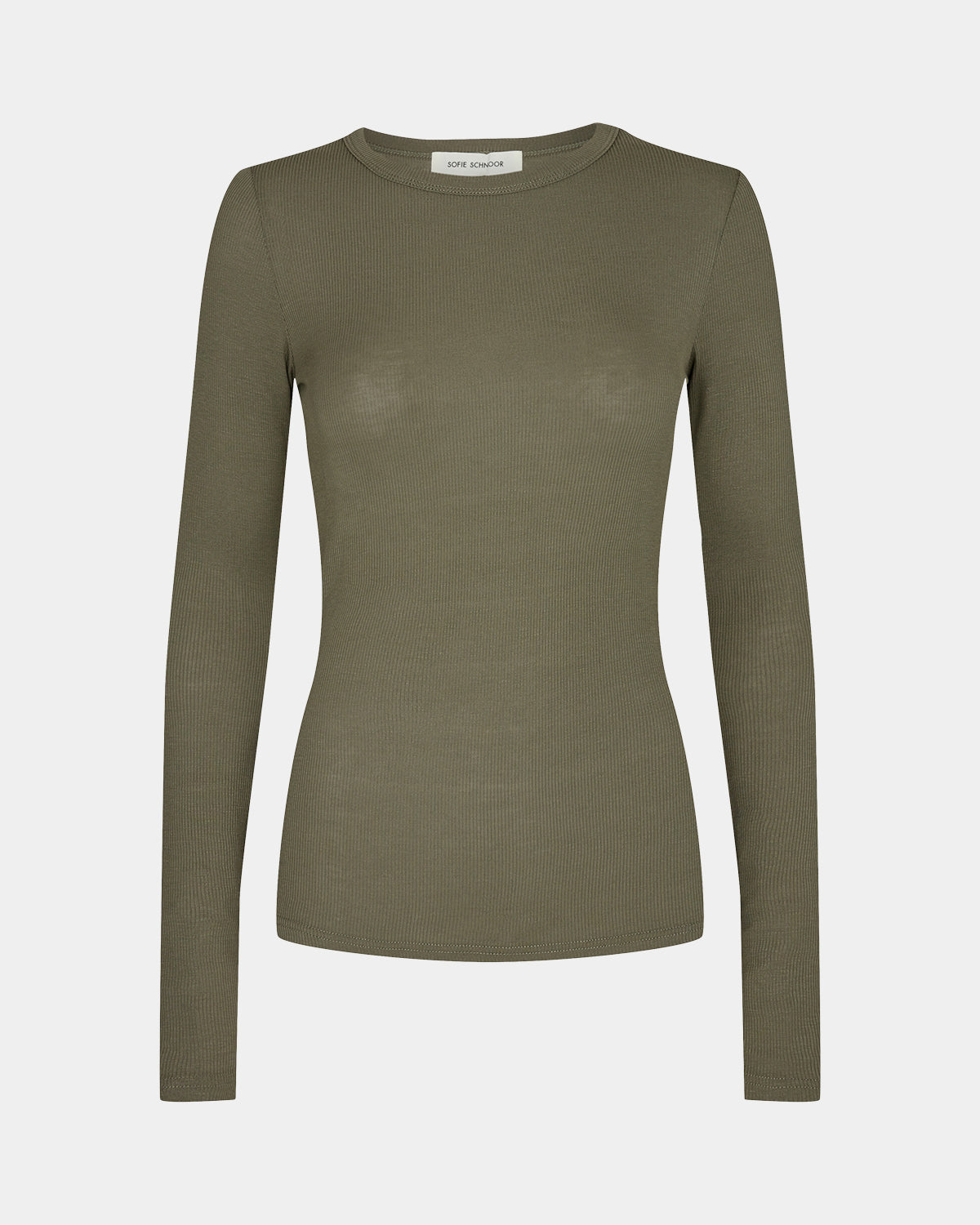 Sofie Schnoor WOMEN PETRICIASW T-SHIRT LANGÆRMET T-shirt lang ærmet 3061 Army Green