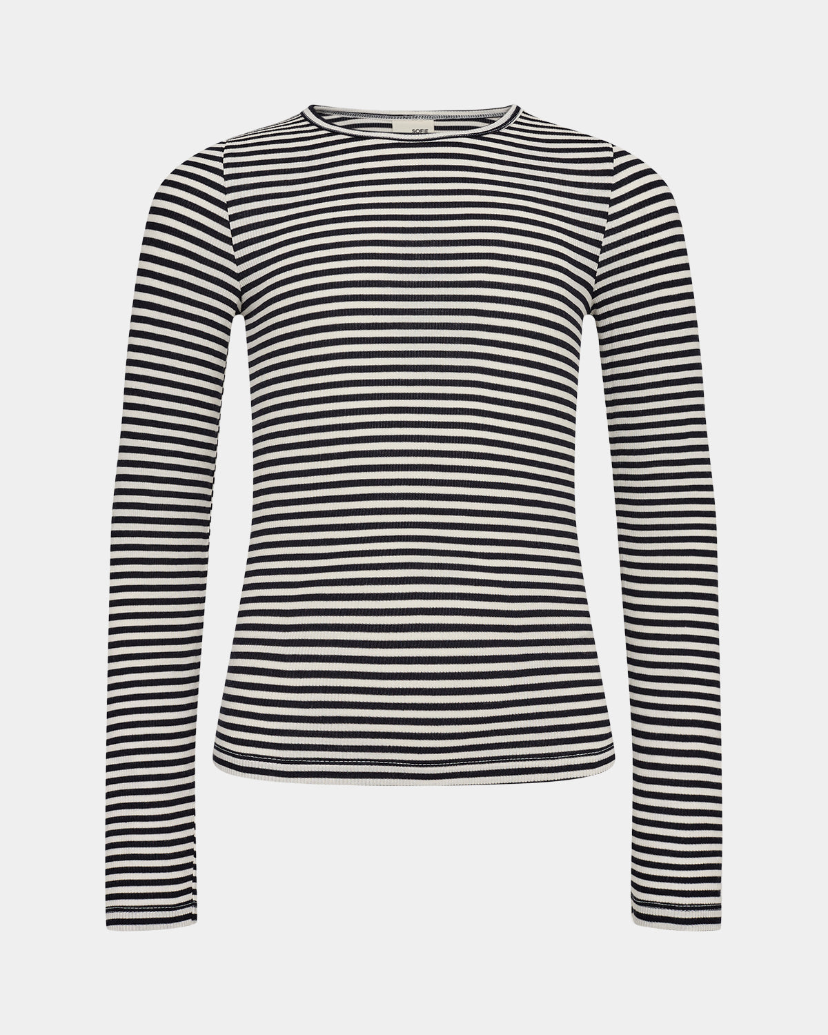 Sofie Schnoor YOUNG PETRICIASY T-SHIRT LANGÆRMET T-shirt lang ærmet 5112 Navy Striped