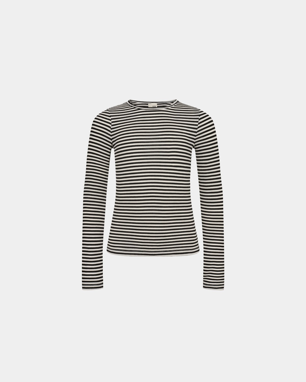 Sofie Schnoor YOUNG PETRICIASY T-SHIRT T-shirt lang ærmet 1017 Black striped