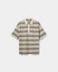PILSW OVERSIZE STRIBET POLO T-SHIRT