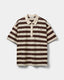 PILSW OVERSIZE STRIPET POLO T-SHIRT