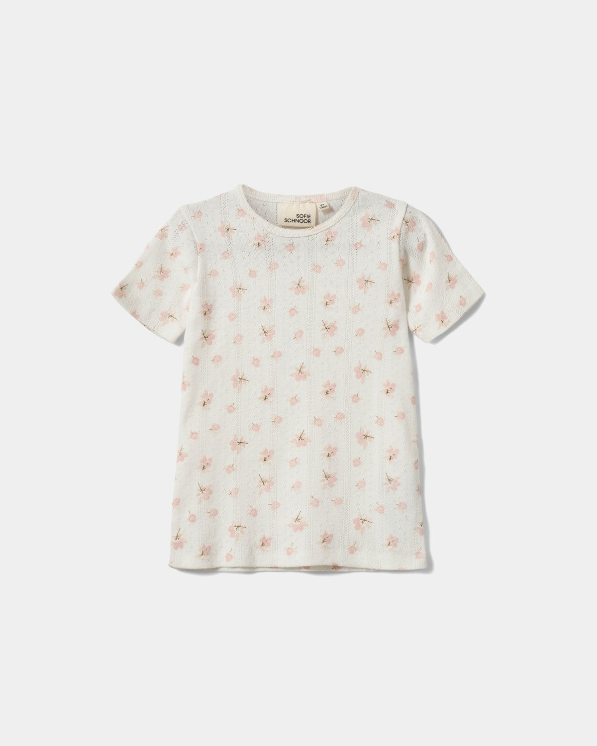 Sofie Schnoor KIDS PIPERKB T-SHIRT T-shirt 9139 Off White - Light Pink