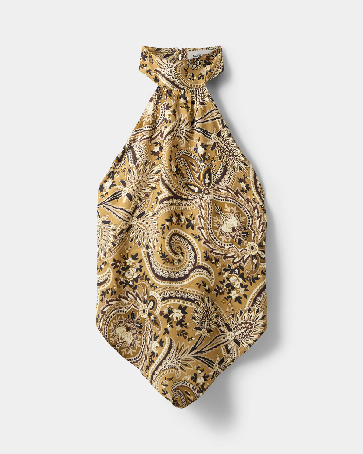 Sofie Schnoor WOMEN RAESW PAISLEY PRINTET HALTERNECK TOP Top 7163 Bronze Mix Paisley