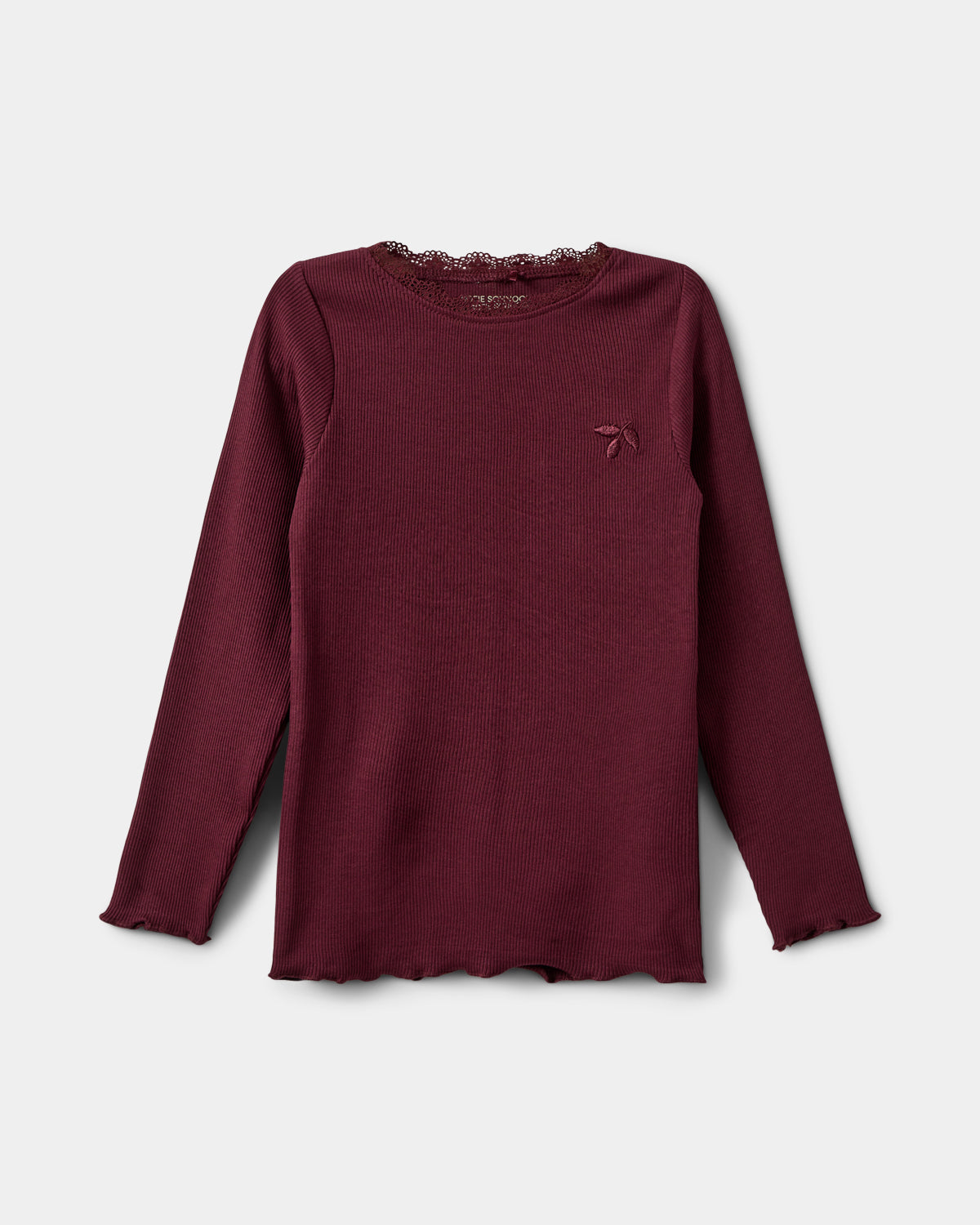 Sofie Schnoor KIDS RAMITASK T-SHIRT LANGÆRMET T-shirt lang ærmet 4151 Burgundy