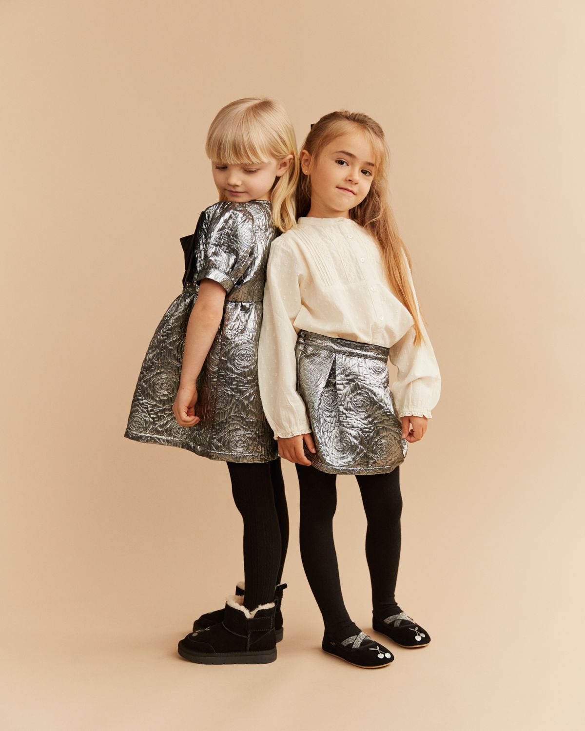 Sofie Schnoor KIDS ROSESK KJOLE Kjole 8037 Silver