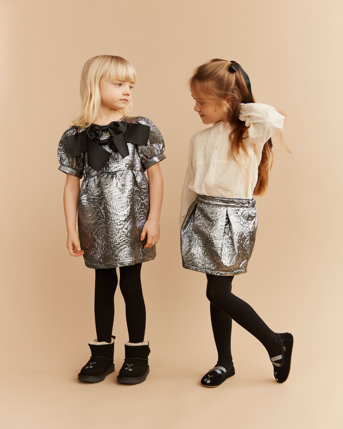 Sofie Schnoor KIDS ROSESK KJOLE Kjole 8037 Silver