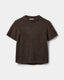 SAGASW KORTÆRMET STRIK SWEATER