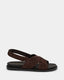 SILASY SANDAL - Dark brown