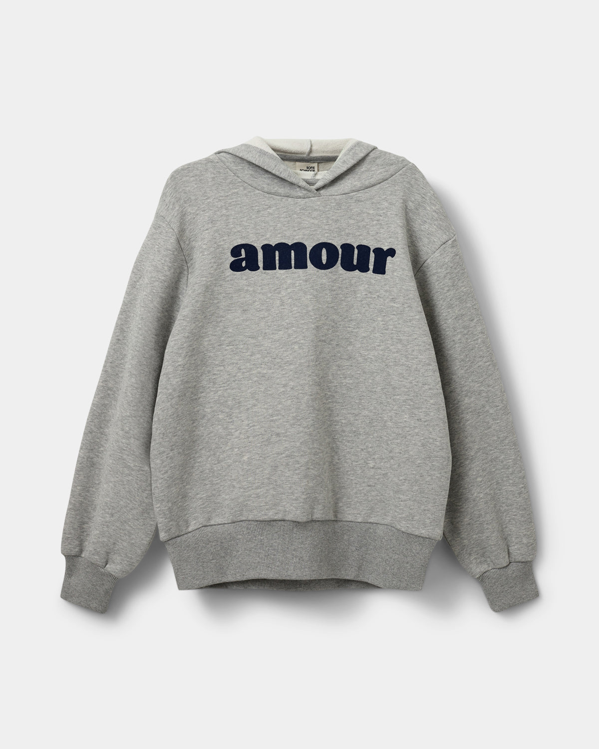 Sofie Schnoor YOUNG SIMONASY HÆTTETRØJE Hættetrøje 8010 Grey melange