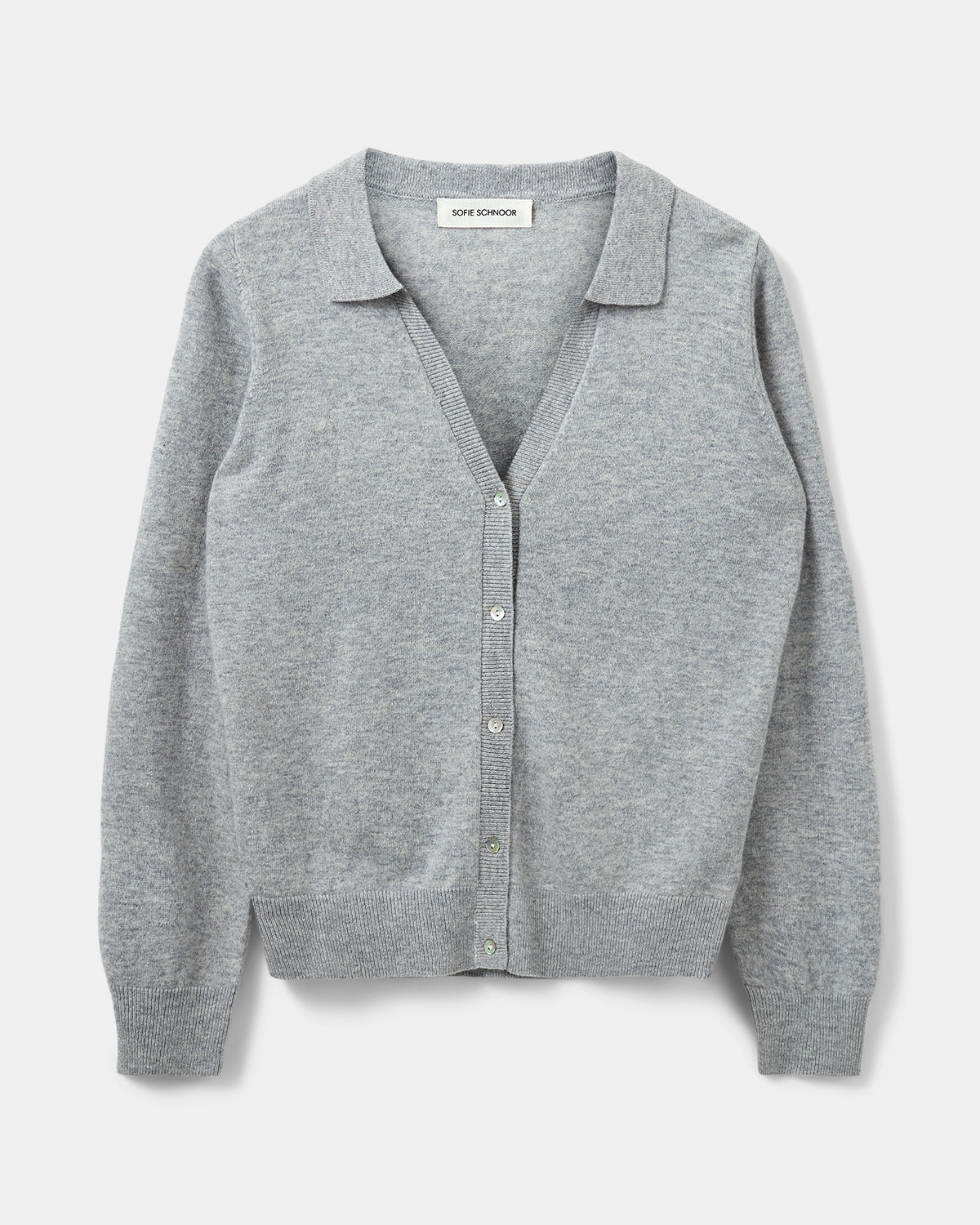 Sofie Schnoor WOMEN SKYLARSW CARDIGAN Cardigan 8010 Grey melange