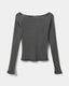 SOMASY BLUSE - Black striped