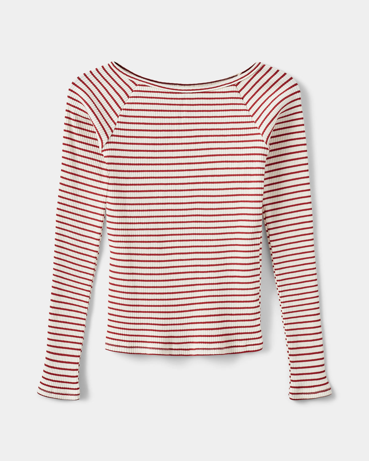 Sofie Schnoor YOUNG SOMASY T-SHIRT LANGÆRMET T-shirt lang ærmet 4139 Red Striped