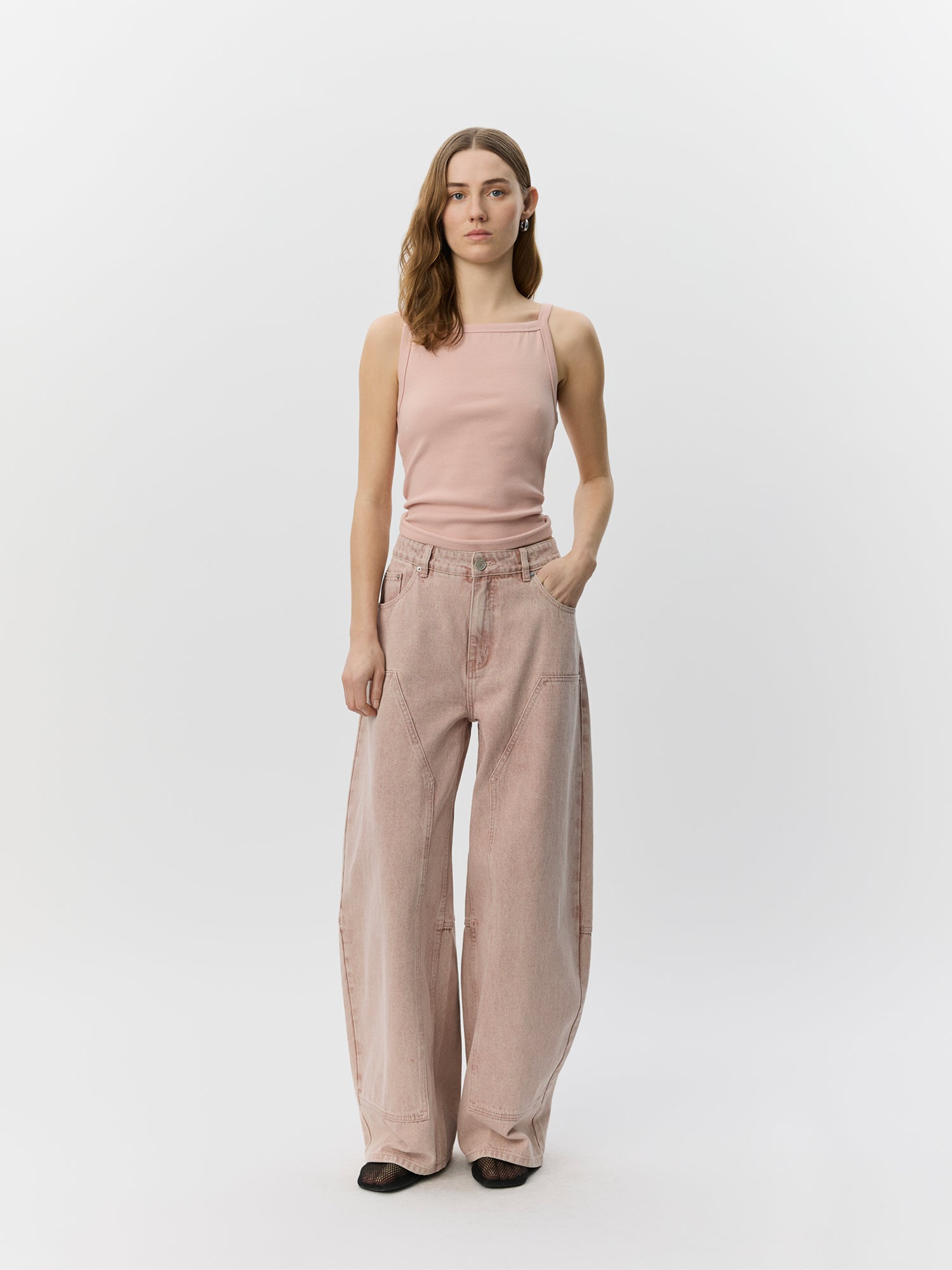 Sofie Schnoor WOMEN SONJASW BARREL FORMEDE JEANS Jeans 9142 Faded Rose Denim