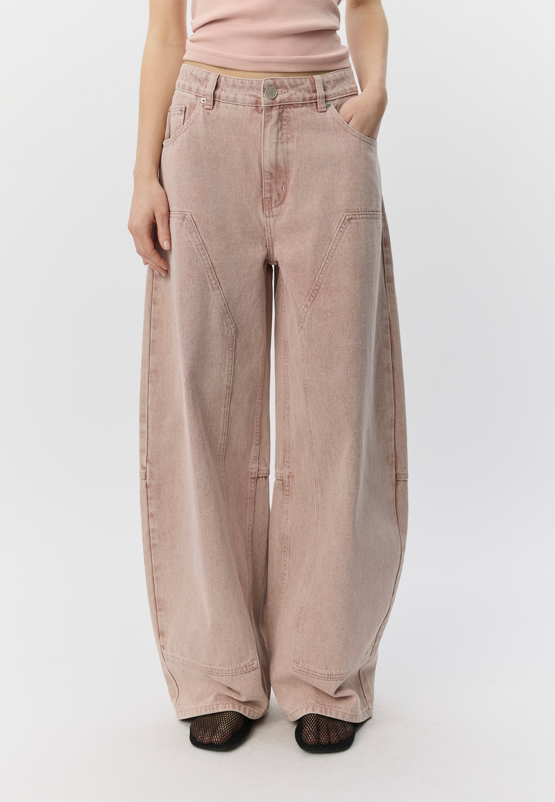 Sofie Schnoor WOMEN SONJASW BARREL FORMEDE JEANS Jeans 9142 Faded Rose Denim