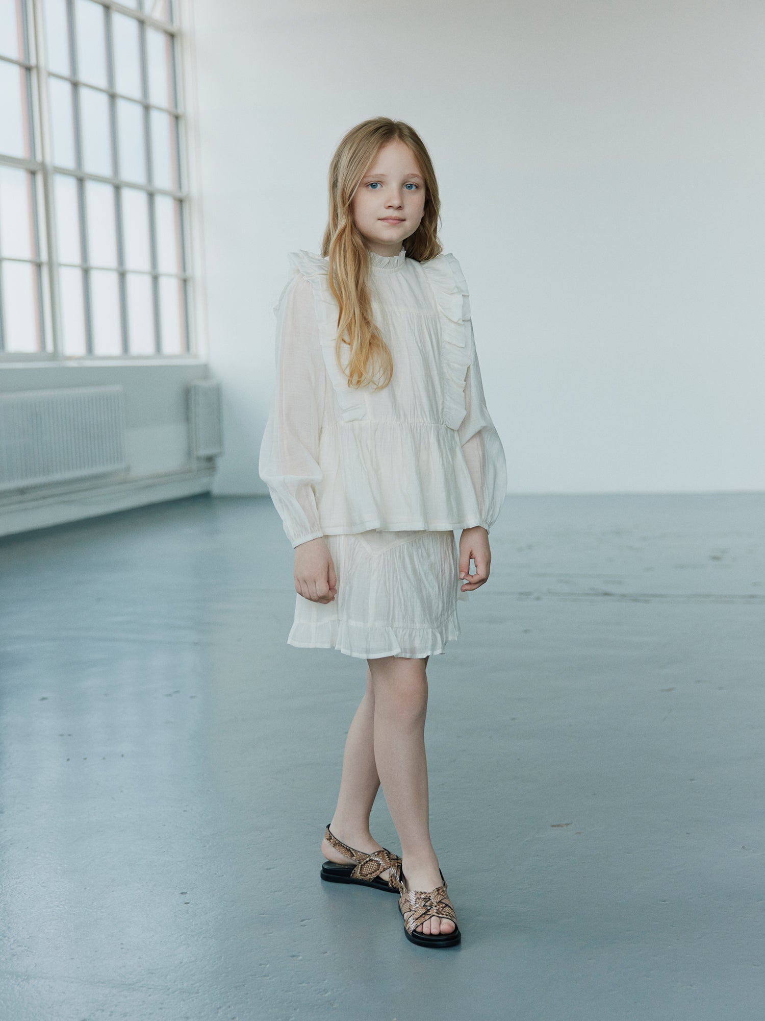 Sofie Schnoor YOUNG SVALASY SKJORTE Skjorte 0101 Off white