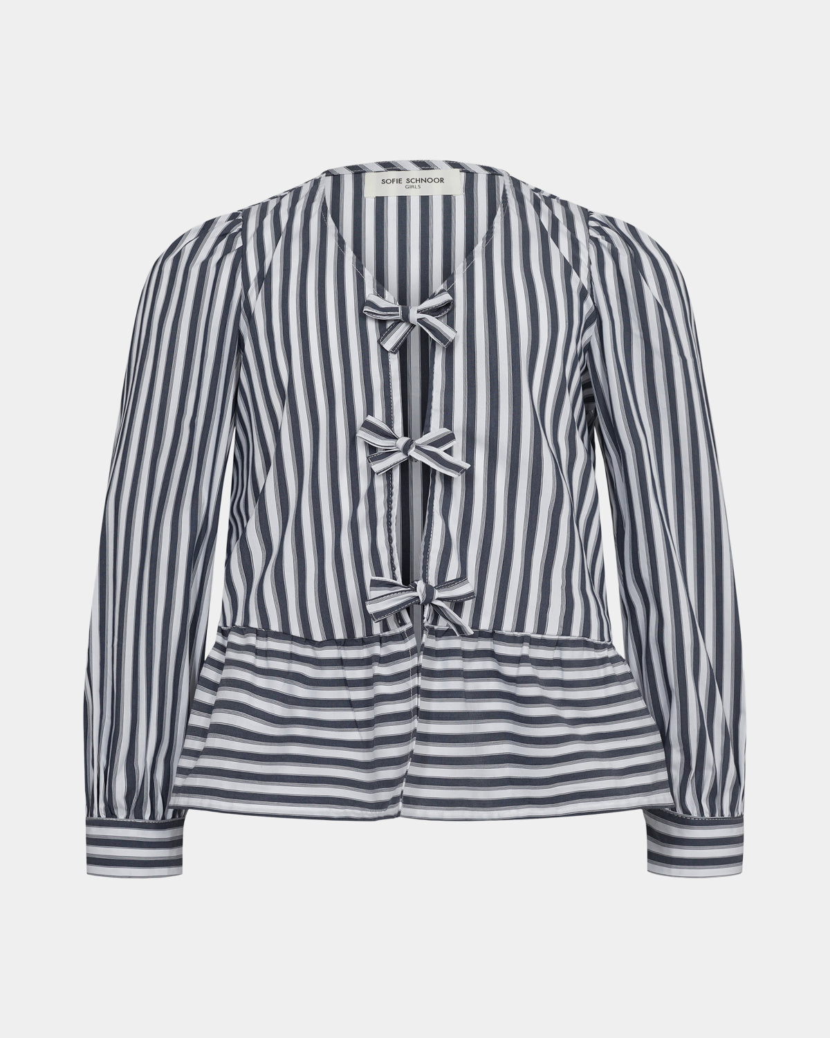 Sofie Schnoor YOUNG Shirt Skjorte 8051 Dark Grey Striped