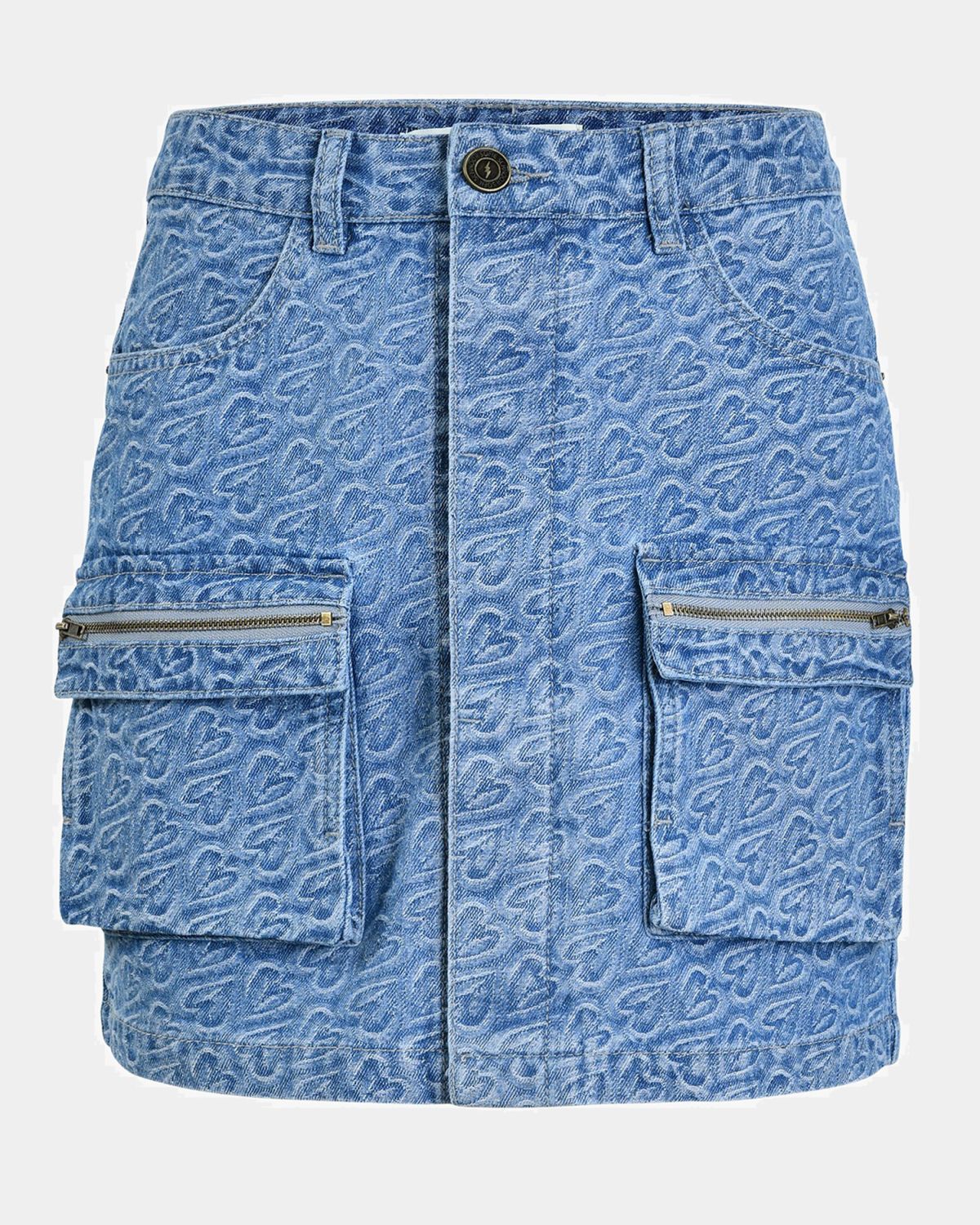 Sofie Schnoor WOMEN Skirt Nederdel 5086 Light denim blue