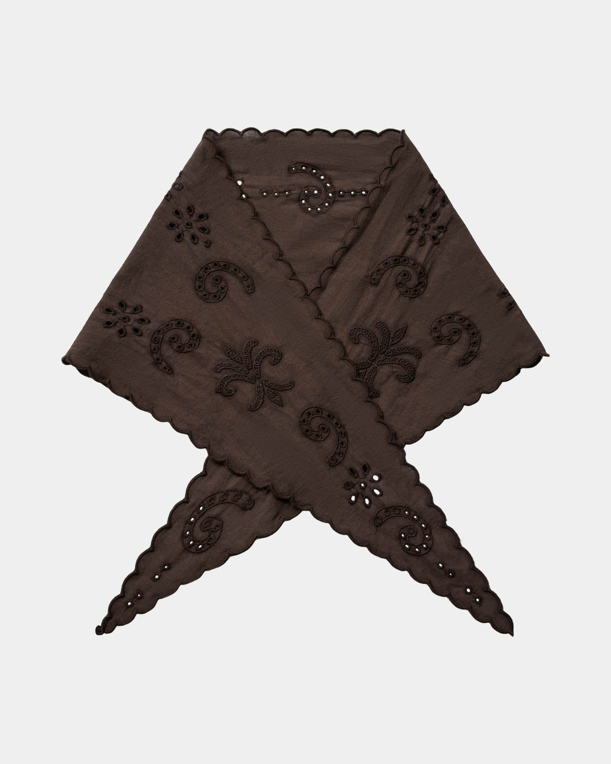 Sofie Schnoor WOMEN THEASW SCARF Tørklæde 7080 Dark brown