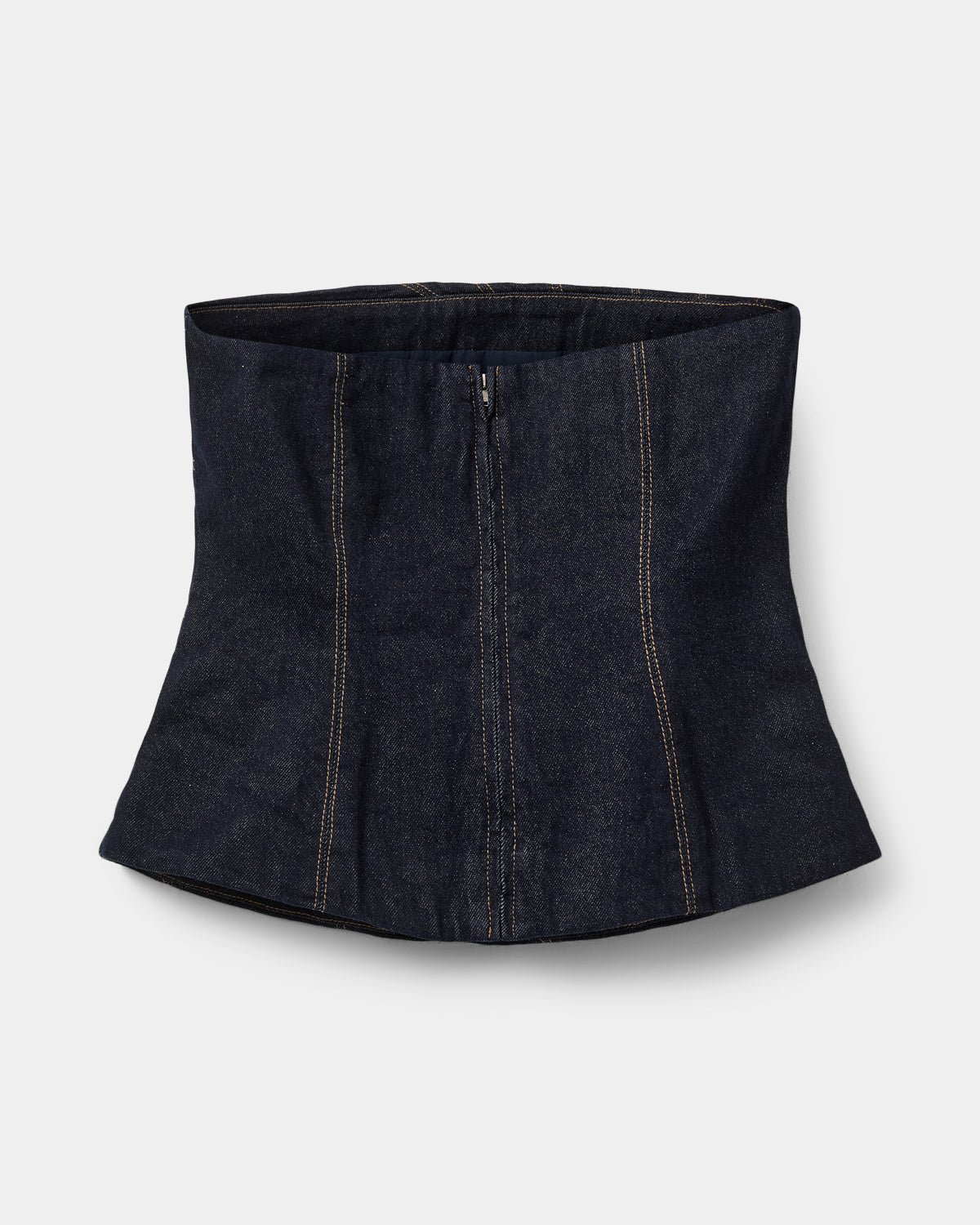 Sofie Schnoor WOMEN TILLESW RÅ DENIM KORSET TOP Top 5090 Dark denim blue