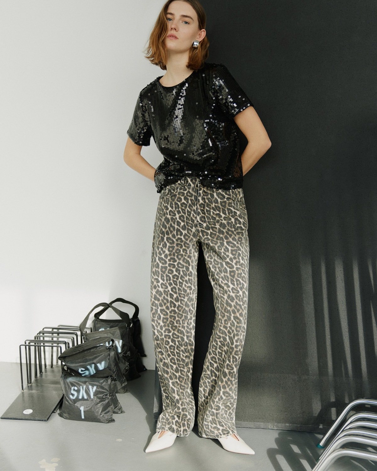 Sofie Schnoor WOMEN TOKYOSW JEANS Jeans 9006 Leopard