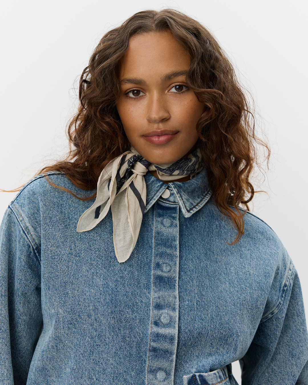 Sofie Schnoor WOMEN TOVESW TØRKLÆDE Tørklæde 7146 Fog