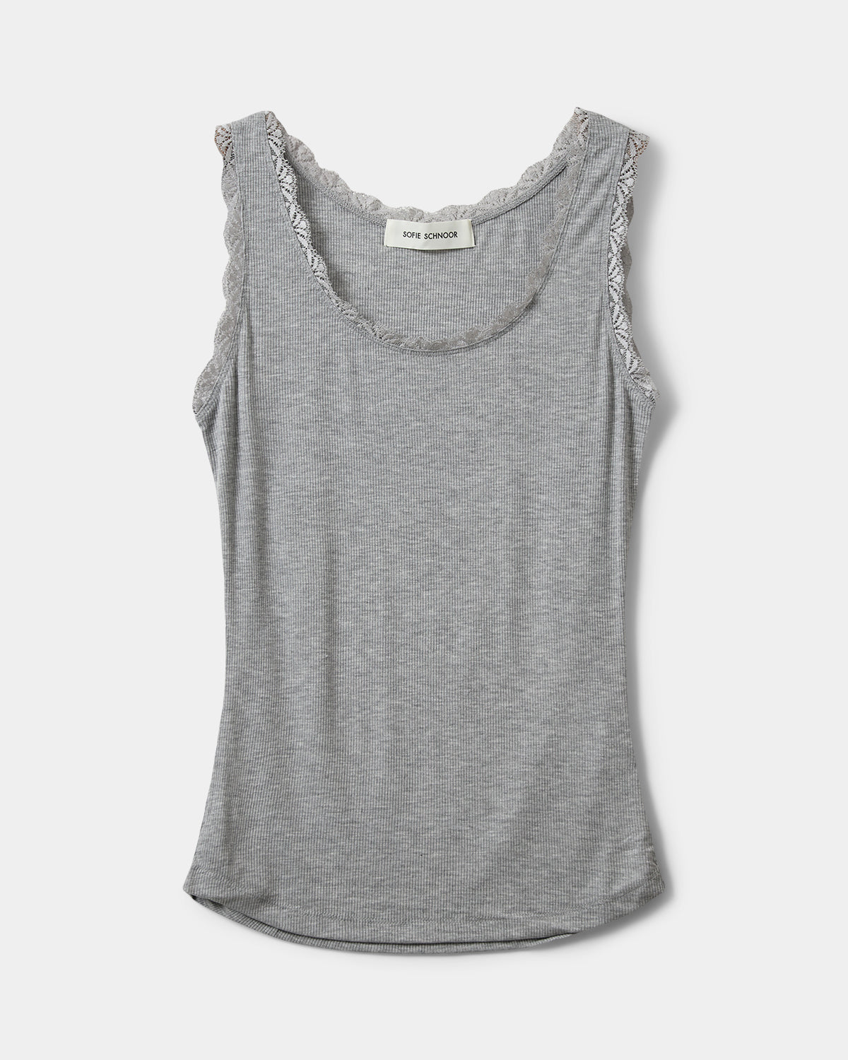 Sofie Schnoor WOMEN ULRIKKESW TOP Top 8000 Grey mel