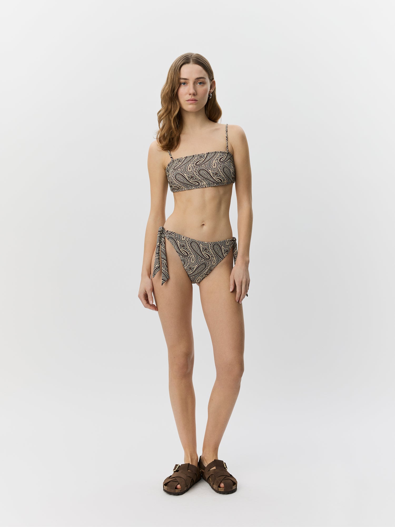 Sofie Schnoor WOMEN VAGASW PAISLEY PRINT BANDEAU BIKINI Bikini 4170 Bordeaux mix Paisley