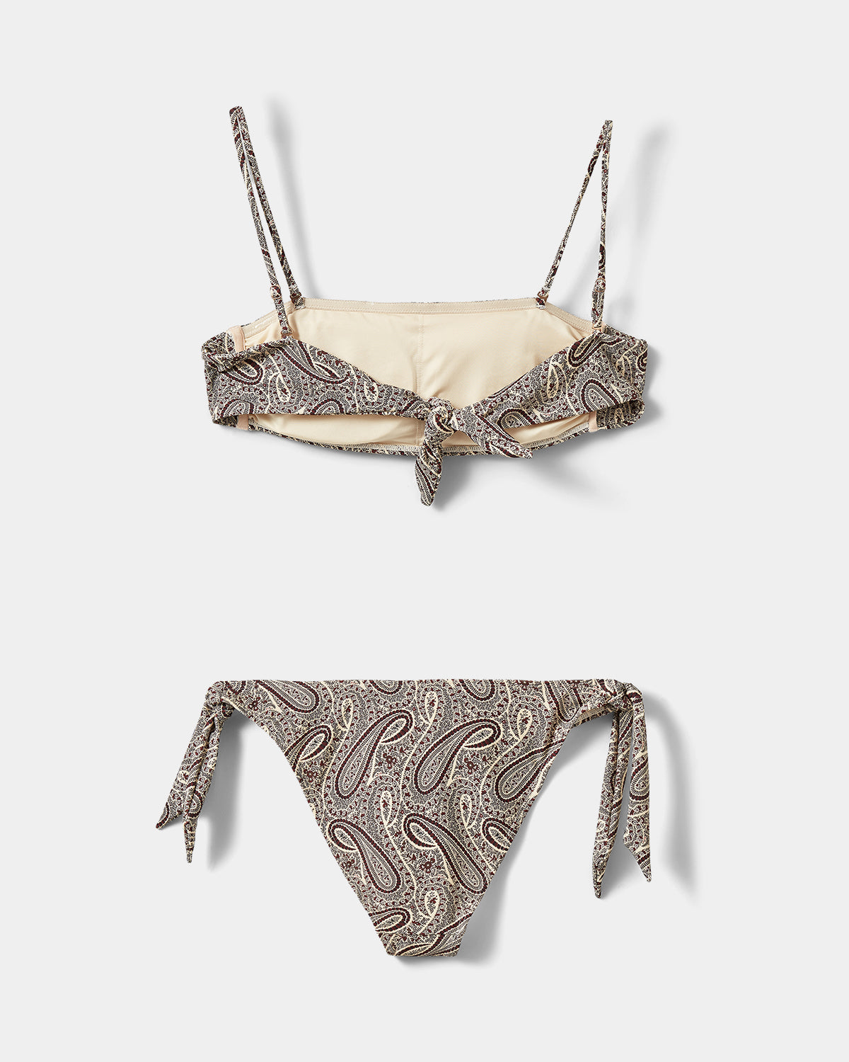 Sofie Schnoor WOMEN VAGASW PAISLEY PRINT BANDEAU BIKINI Bikini 4170 Bordeaux mix Paisley