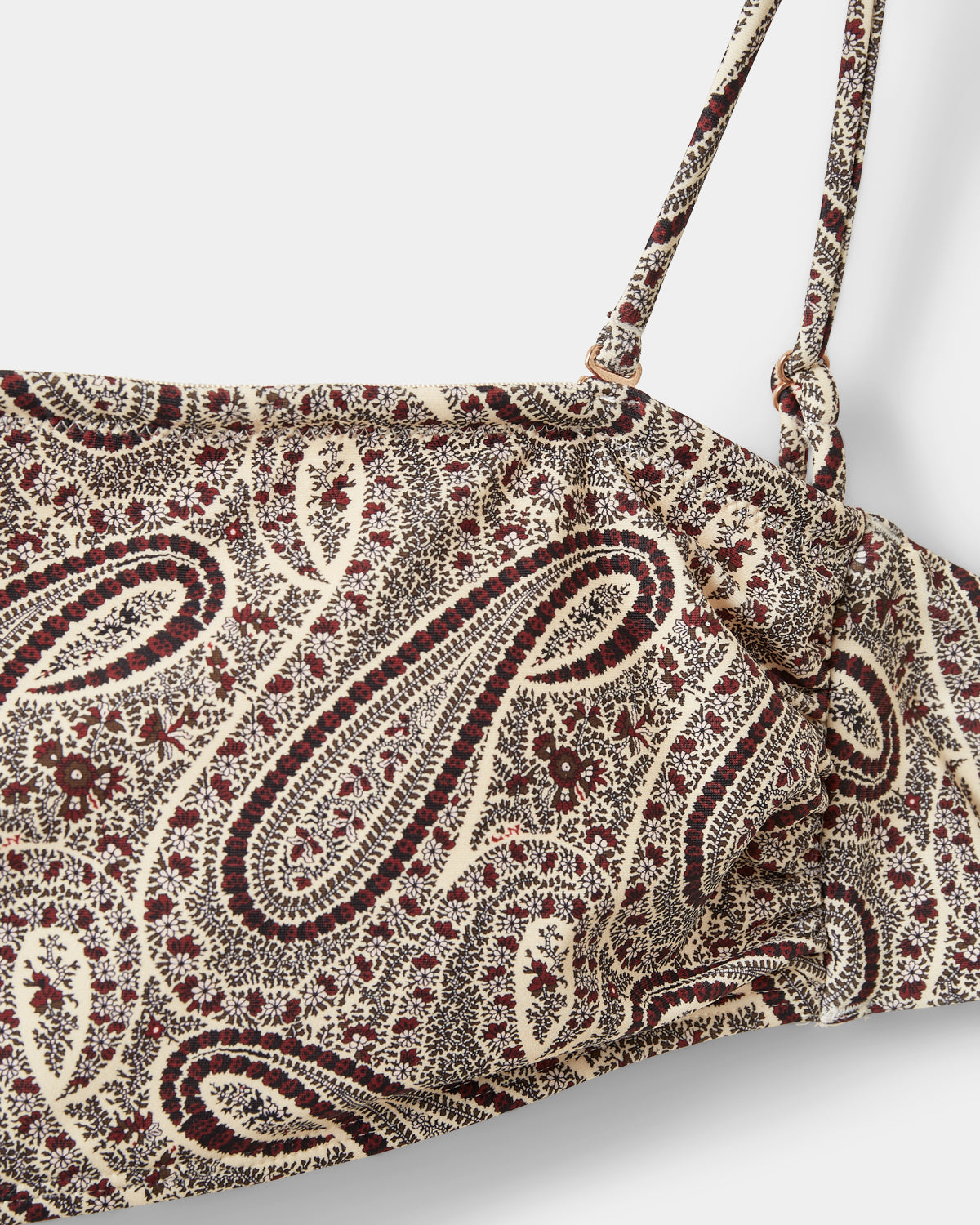 Sofie Schnoor WOMEN VAGASW PAISLEY PRINT BANDEAU BIKINI Bikini 4170 Bordeaux mix Paisley