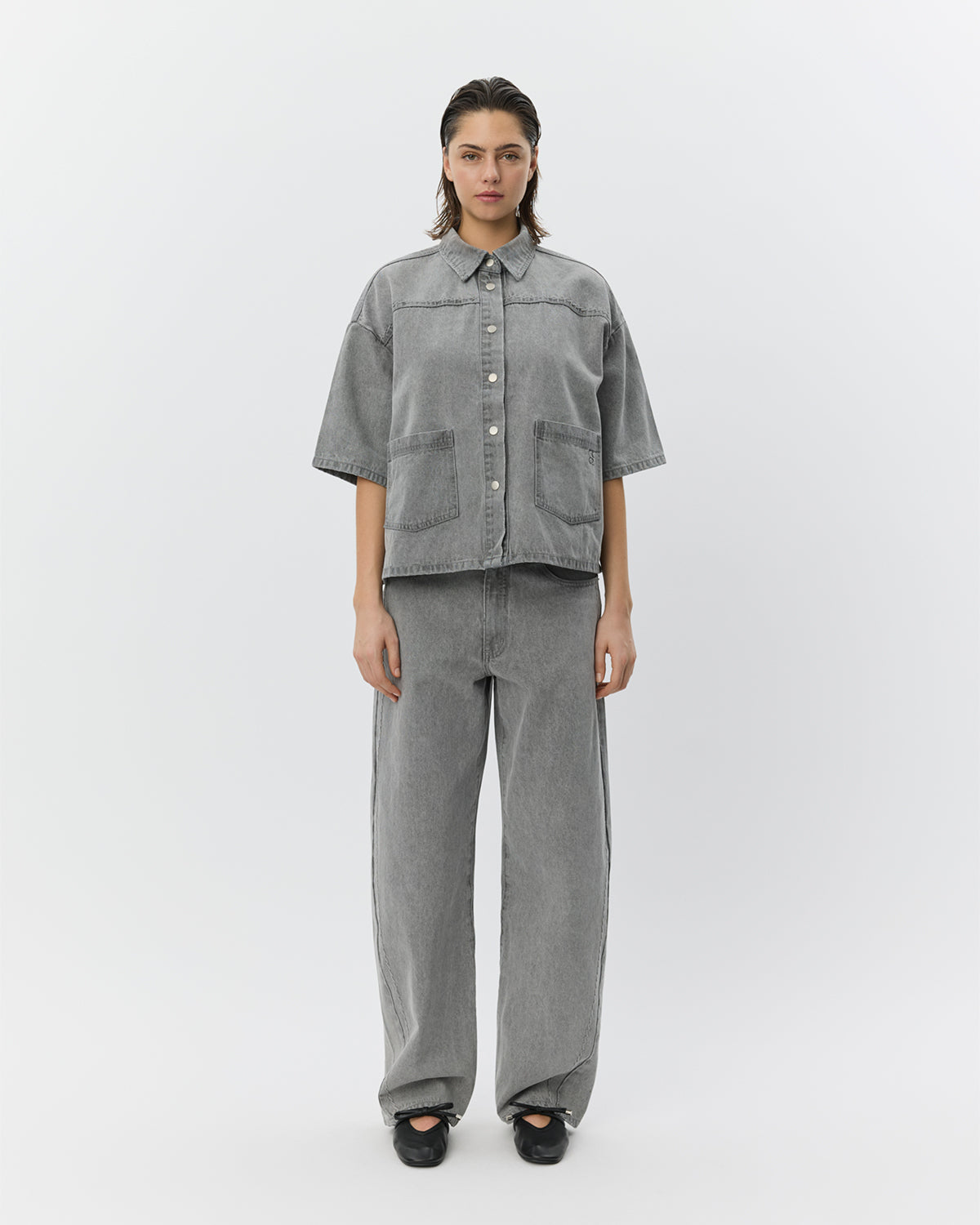 Sofie Schnoor WOMEN VALENCIASW TAPERED JEANS Jeans 8052 Stone Grey