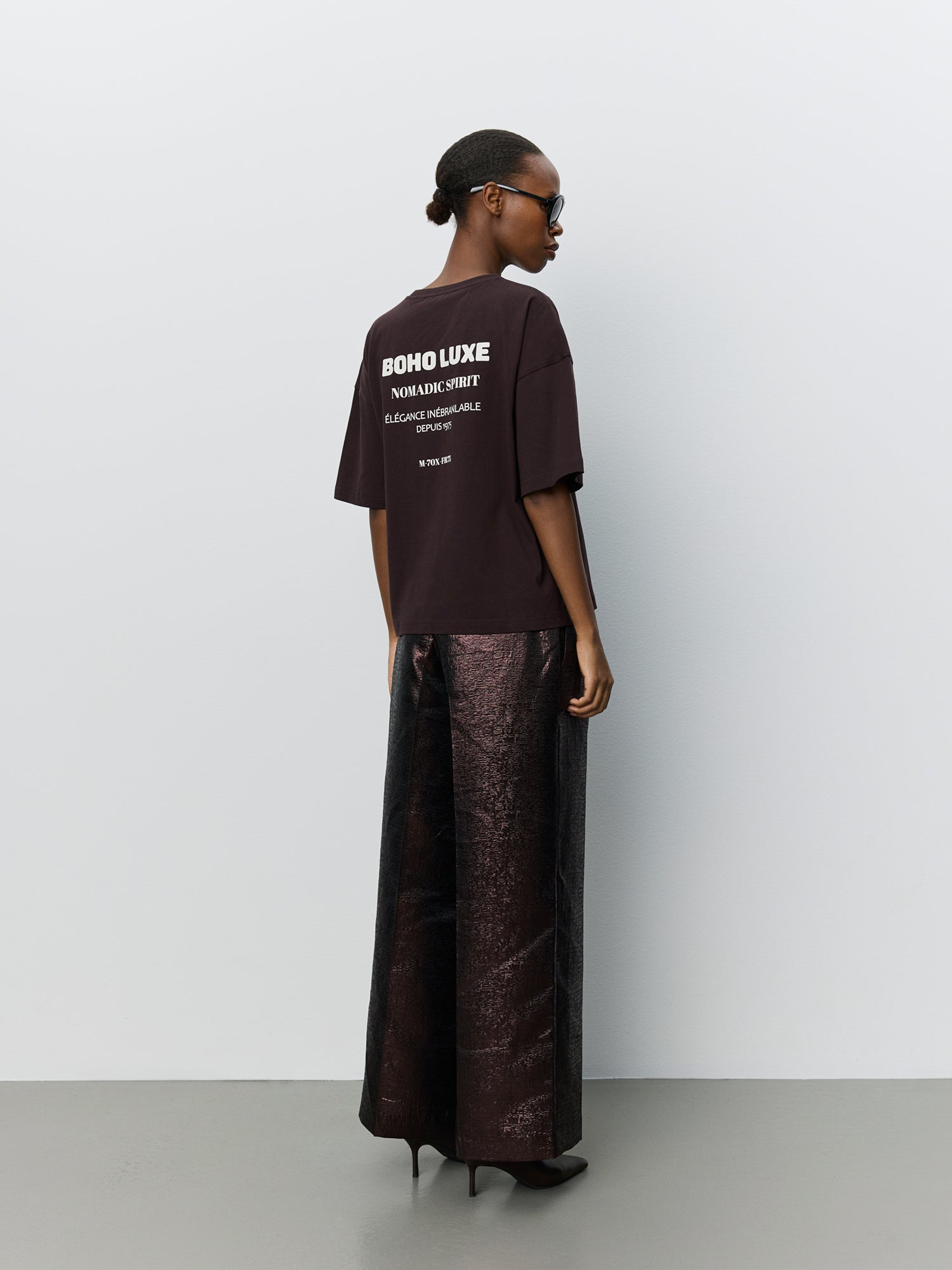 Sofie Schnoor WOMEN VERASW BOXY T-SHIRT T-shirt 7168 Dark Plum