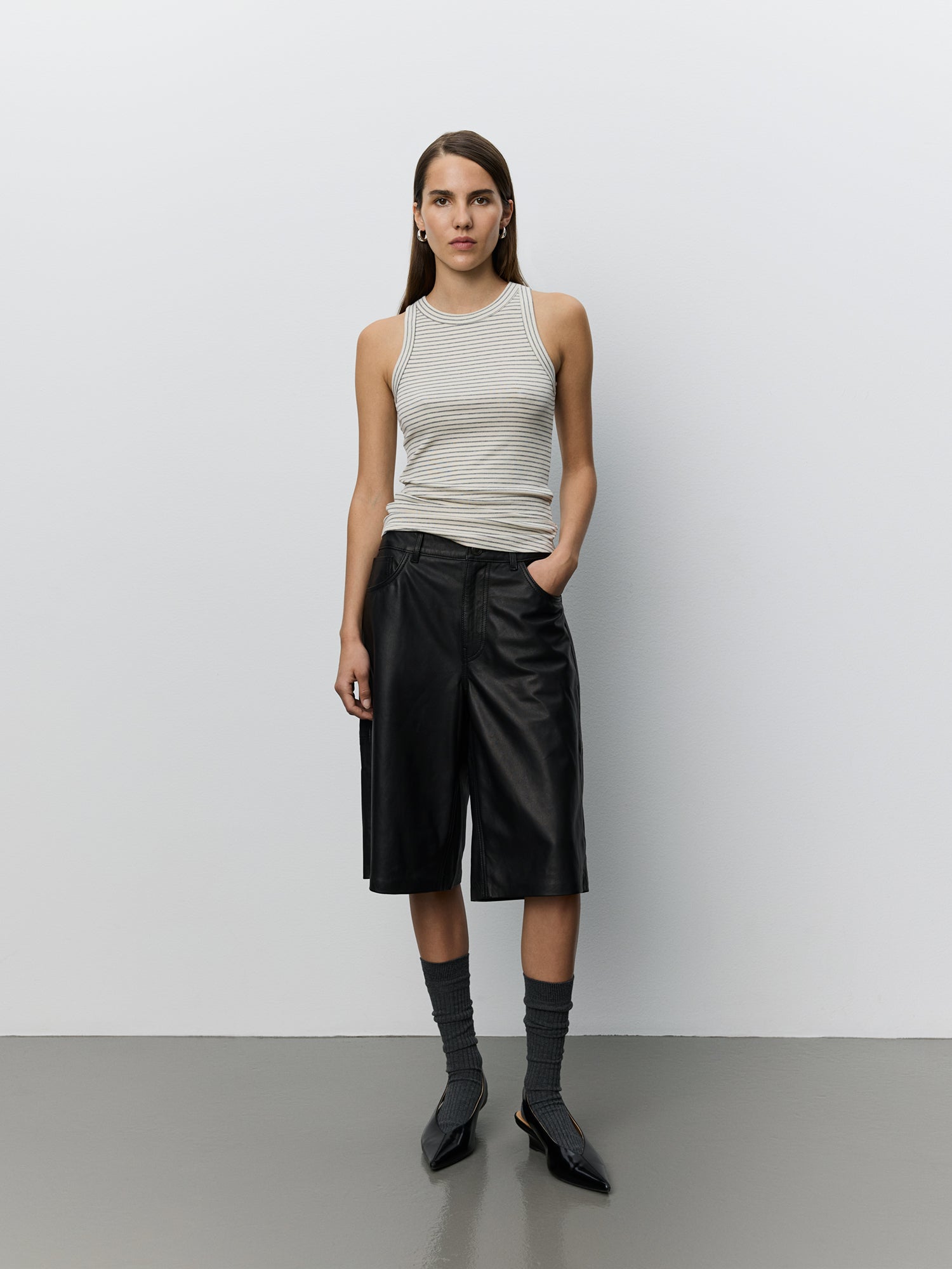 Sofie Schnoor WOMEN VOKESW LÆDER SHORTS Shorts 1000 Black