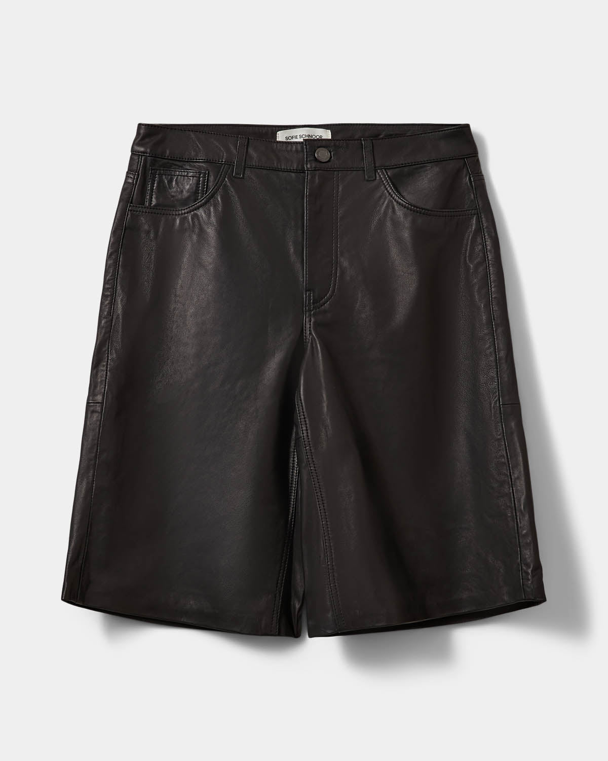 Sofie Schnoor WOMEN VOKESW LEATHER SHORTS Buks 1000 Black