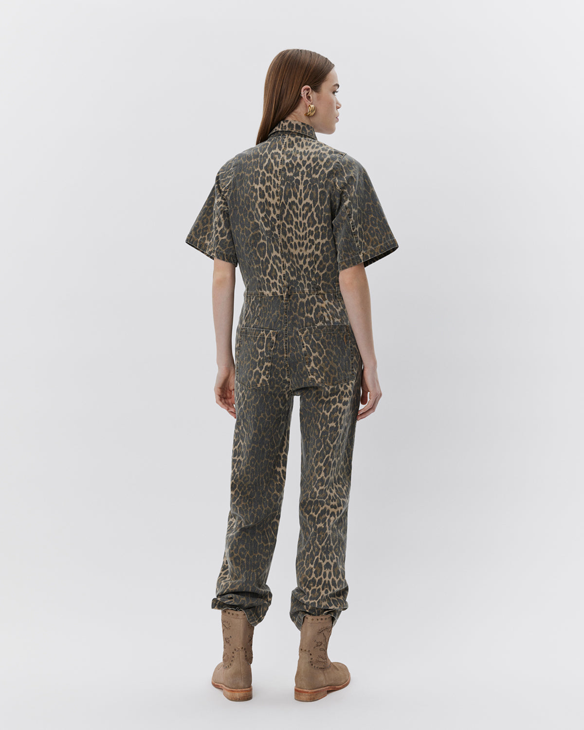 Sofie Schnoor WOMEN WILMASW BUKSEDRAGT Jumpsuit 9086 Light brown leopard