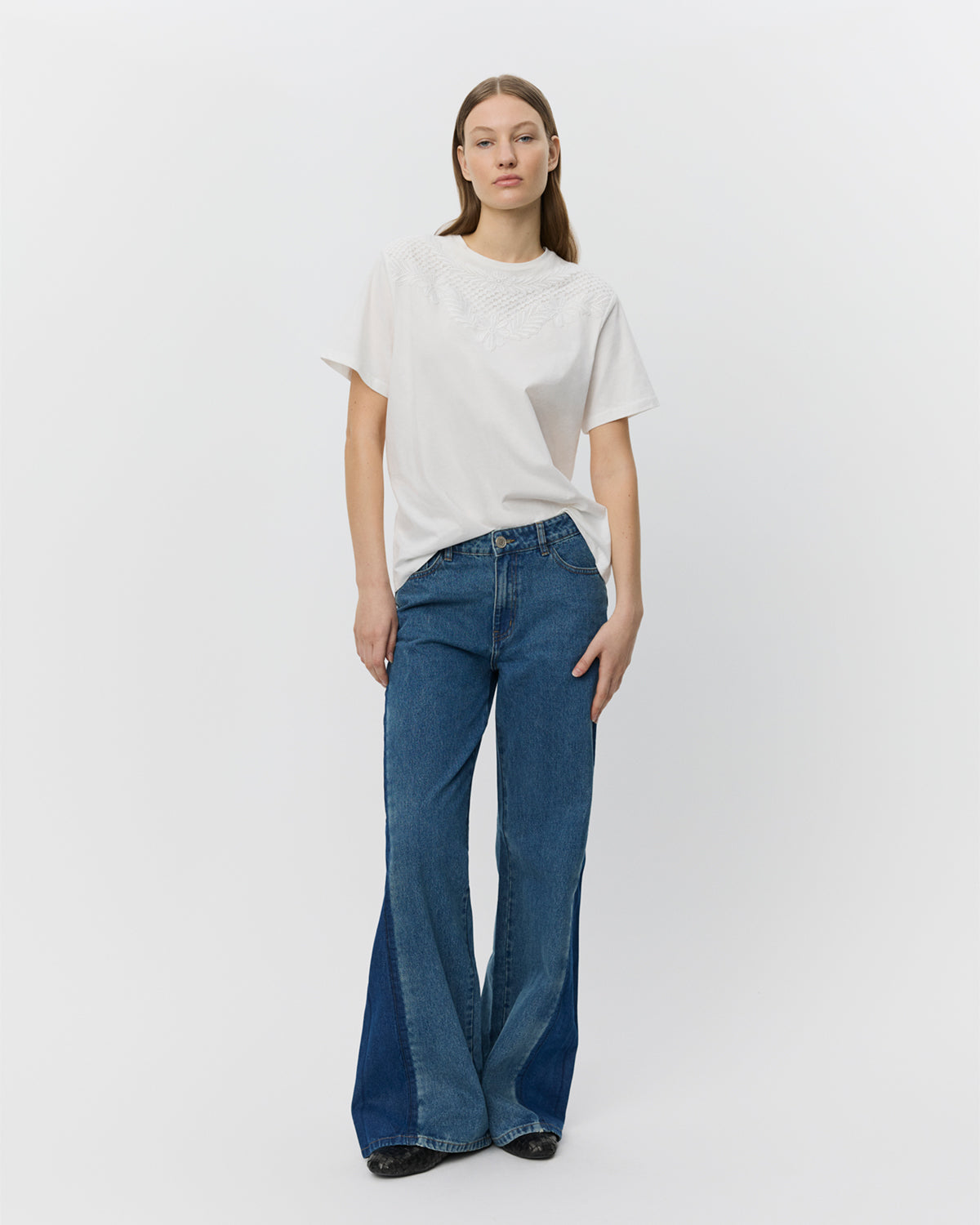 Sofie Schnoor WOMEN ZENASW T-SHIRT T-shirt 0124 Snow white